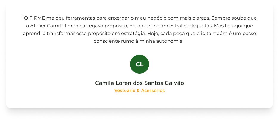 Depoimento Camila Loren